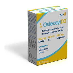 OSTEOSYL D3 30 TBL MEDEQ - Suplement za Zdravlje Kostiju