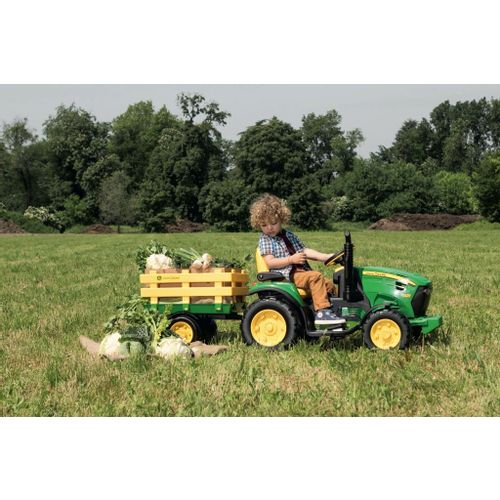 PEG PEREGO John Deere GROUND FORCE sa prikolicom slika 7