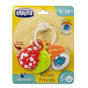 Chicco Zvečka i glodalica za zube Nature Friends 3-18mj