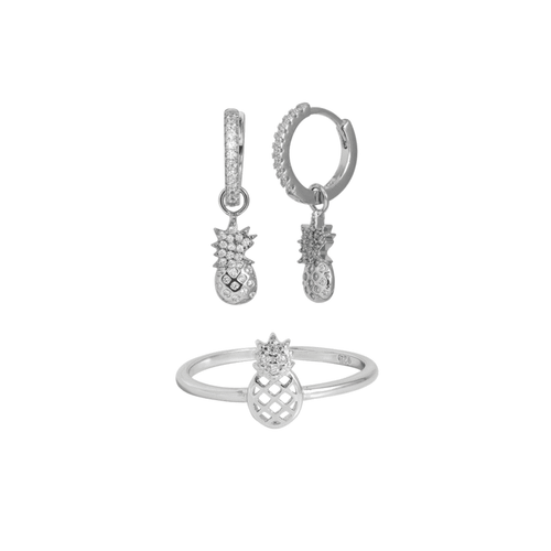 J&B Jewellery1010 Srebrni set slika 1