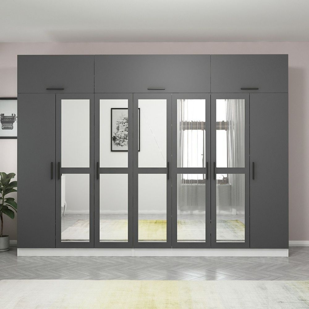 Kale - 5257 Anthracite Bijela Garderober slika 2