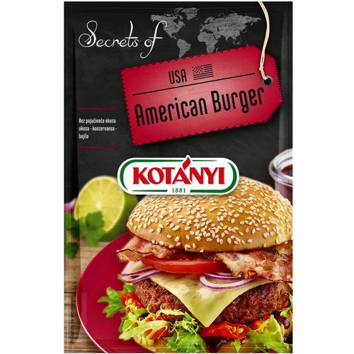 Kotányi Secrets of USA - American burger 25g slika 1