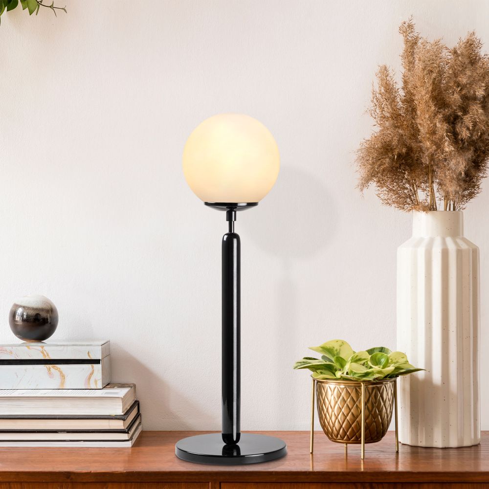 King - 11461 Crna Krem Lampa za Sto slika 1