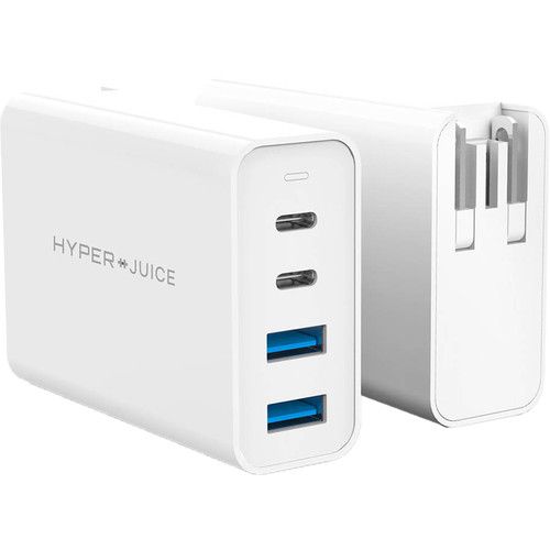 HyperDrive, GaN 100W USB-C punjač, sa 2xUSB-C/2xUSB3.0, putni priključci slika 4