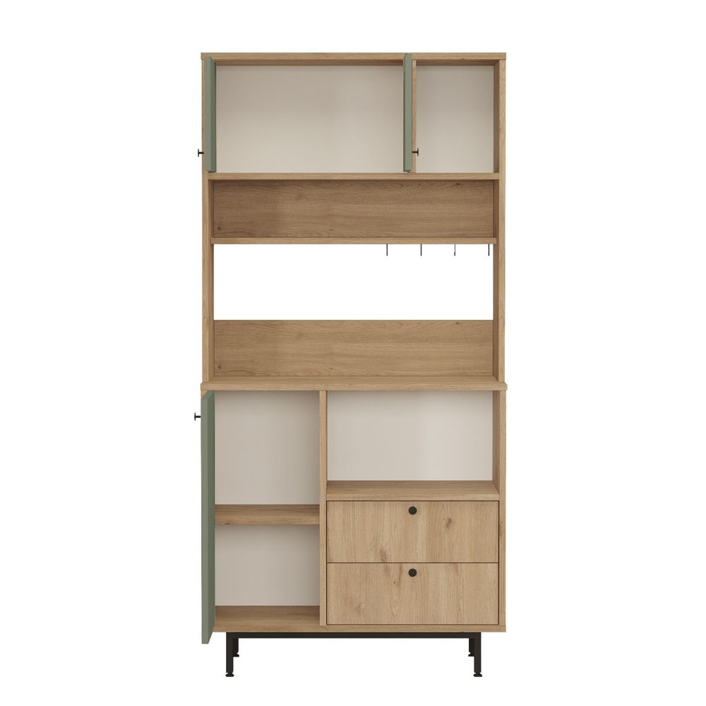 Višenamjenski ormar RE4-SY Oak Green slika 5