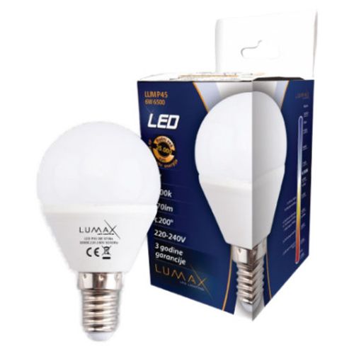 Lumax Sijalica Led LUMP45-6W 3000 540lm E14 slika 1