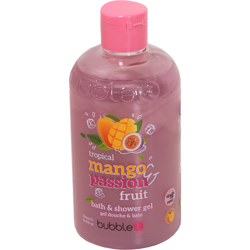 Bubble T gel za tuširanje – mango i marakuja, 500 ml slika 1
