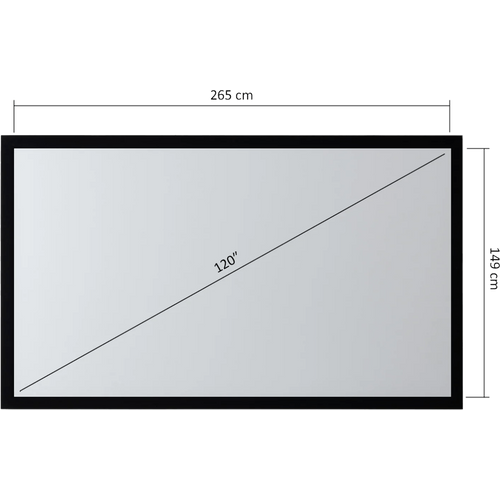 Maclean Platno za projektor, 265 x 149 cm - MC-922 slika 3