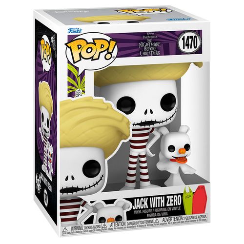 POP figure Disney Nightmare Before Christmas Jack with Zero slika 2