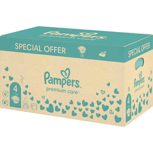 Pampers Premium Care poklon set, pelene + vlažne maramice, posebna ponuda slika 2