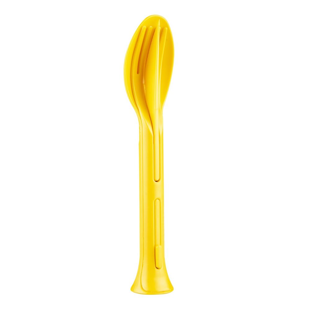 Evolite Set kašika, viljuška i nož Combo Cutlery, Žuta slika 2