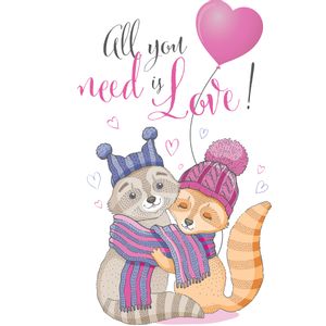 (VK 165) All you need is love! – 2 zagrljena rakuna