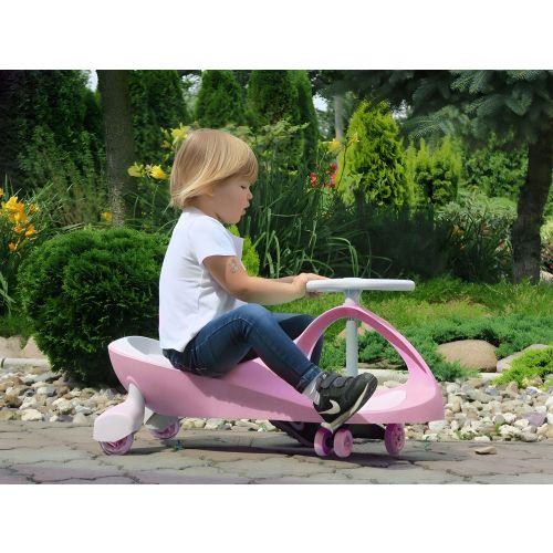 Ecotoys Wiggle Guralica Za Decu Led Točkovi Pink  slika 1