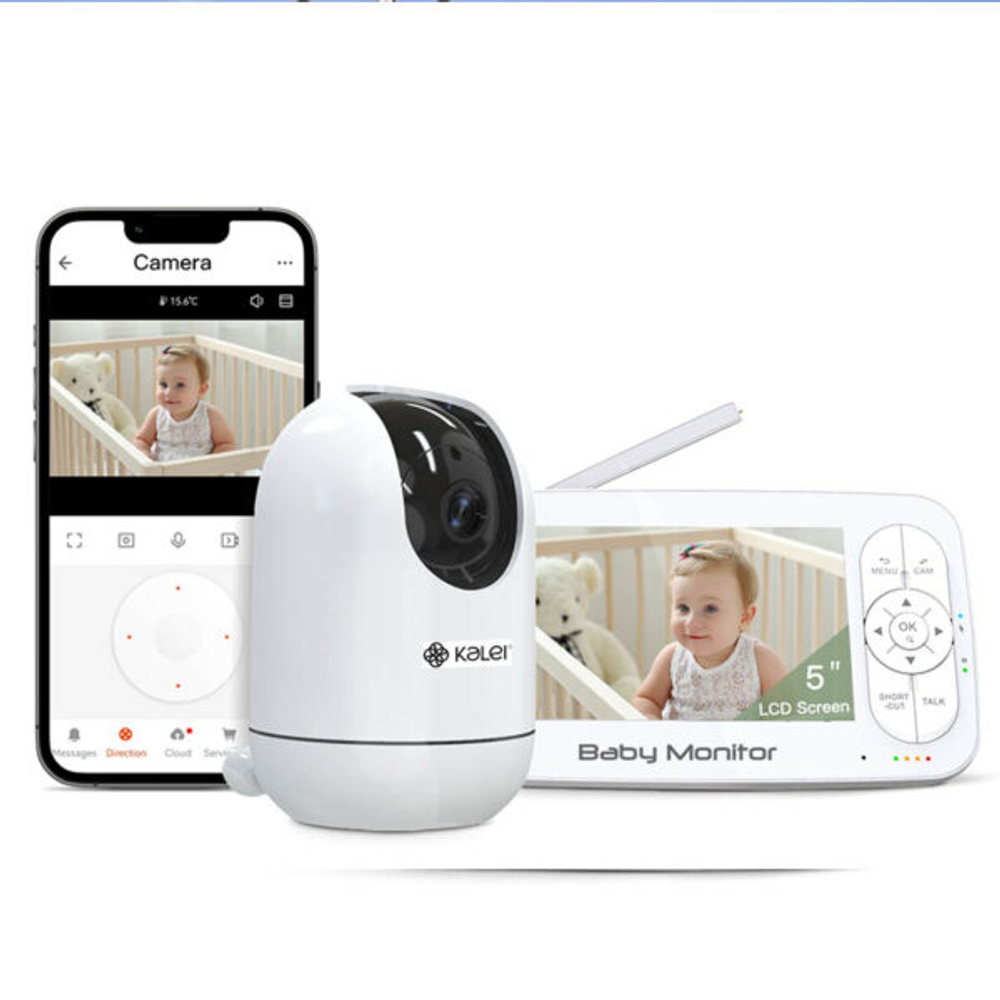 Kalei Video Baby monitor Smart WiFi 5“ BM5R5W sa uspavankama slika 5