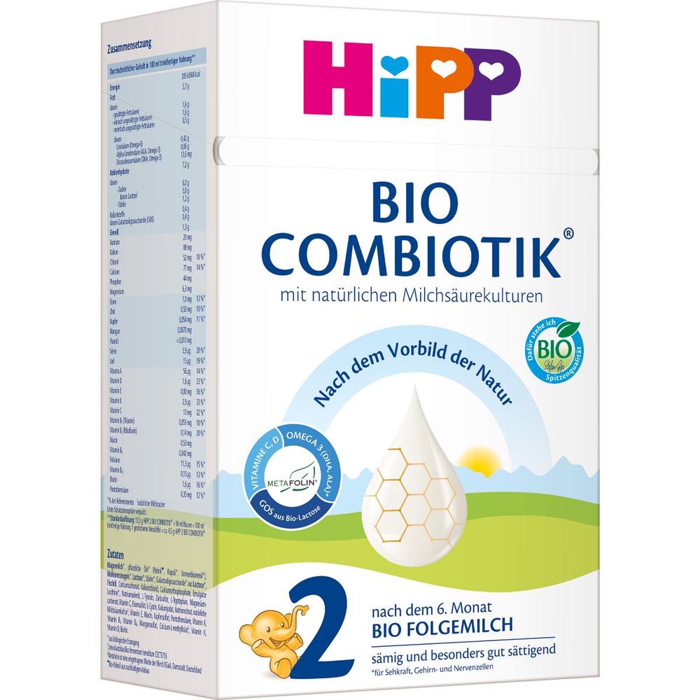 HIPP COMBIOTIC 2 300G - Mlijeko u prahu za bebe slika 1