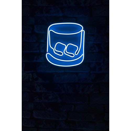 Wallity Ukrasna plastična LED rasvjeta, Whiskey Old Fashioned - Blue slika 10