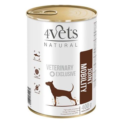 4Vets Natural Dog Veterinarska Dijeta Joint Mobility 400g slika 1