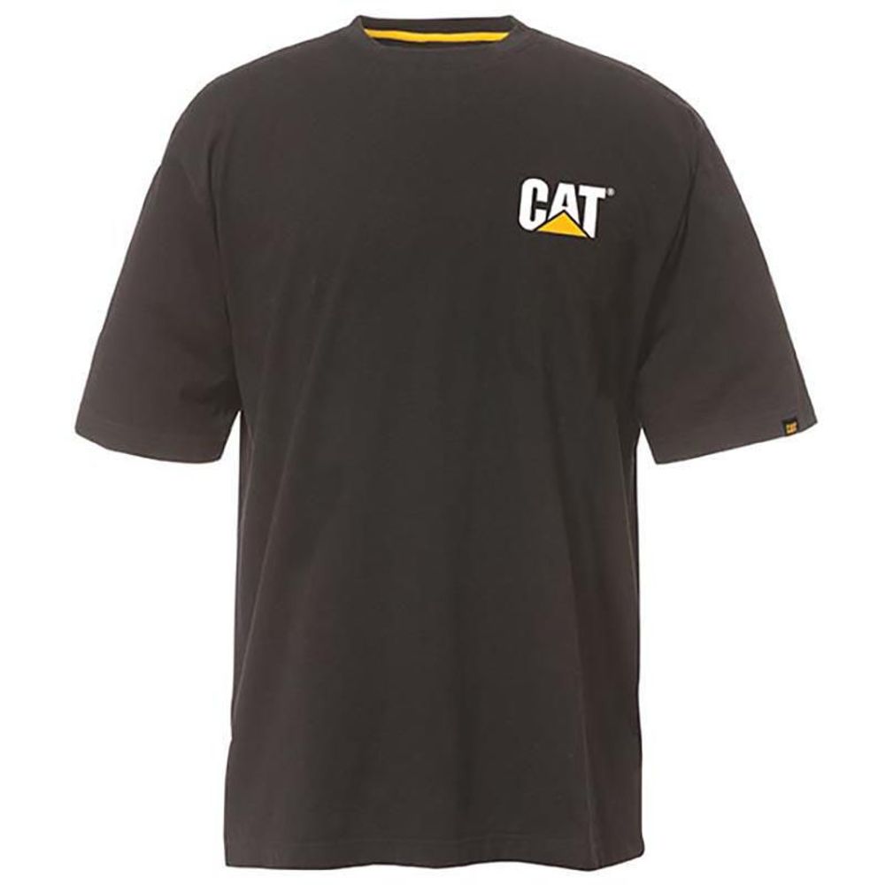 Muška majica sa kratkim rukavima crna 2XL CAT W05324 slika 1