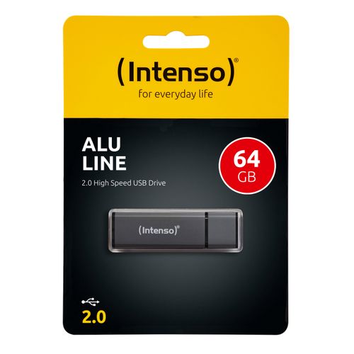 Intenso 64GB Alu Line USB 2.0 Memory Stick - Anthracite slika 3