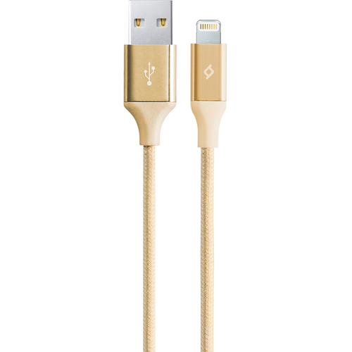 Ttec Kabel - Lightning to USB (1,20m) - Gold - Alumi Cable slika 1