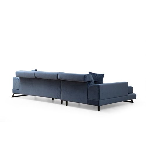 Ugaona garnitura Atelier Del Sofa Frido Left (Chl+3R) - Navy Blue slika 7