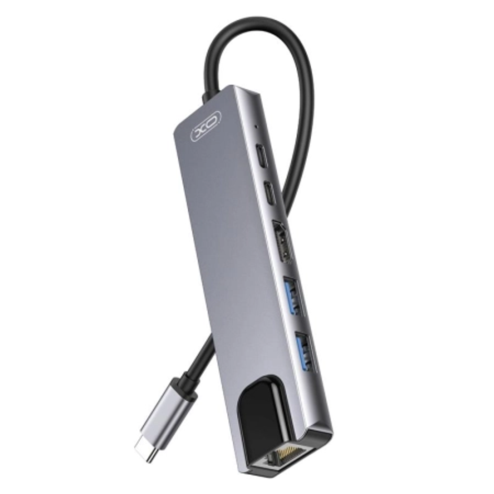XO HUB013 USB Type-C Multi-hub 6in1 slika 1
