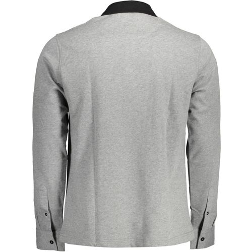 HARMONT &amp; BLAINE LONG SLEEVE POLO SHIRT MAN GRAY slika 2