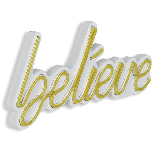 Wallity Ukrasna plastična LED rasvjeta, Believe - Yellow slika 16