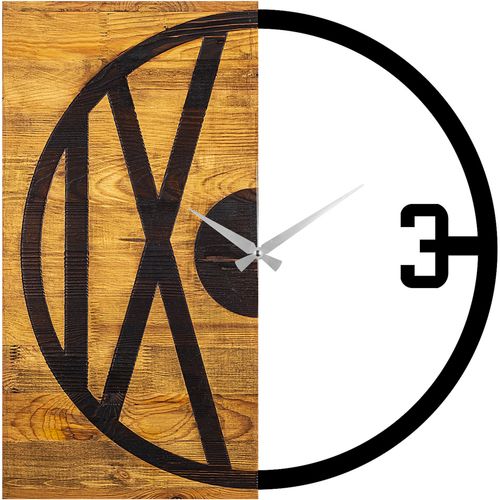 Wallity Ukrasni drveni zidni sat, Wooden Clock 24 slika 5