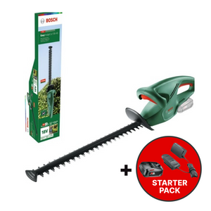 Bosch Akumulatorske škare za živicu EasyHedgeCut 18-45  + Starter Set 18V Alliance – baterija PBA 18V 2,5 Ah + punjač AL 18V-20 W