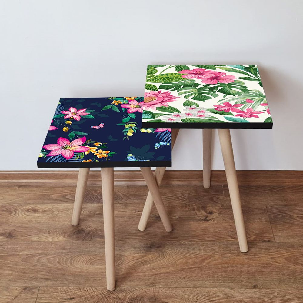 Nesting stolovi 2Shp446 - (2 komada) - boje: više boja slika 1