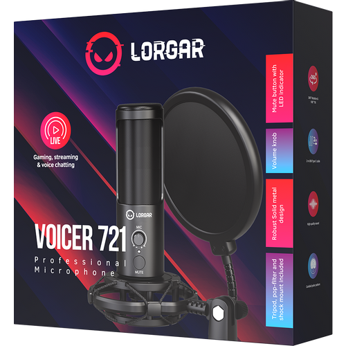 LORGAR Voicer 721, Gaming mikrofon slika 10