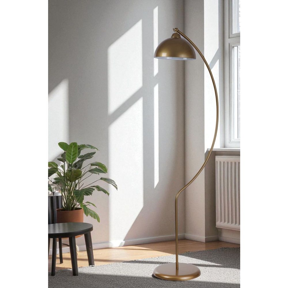 Opviq Podna lampa 555, zlatna slika 1