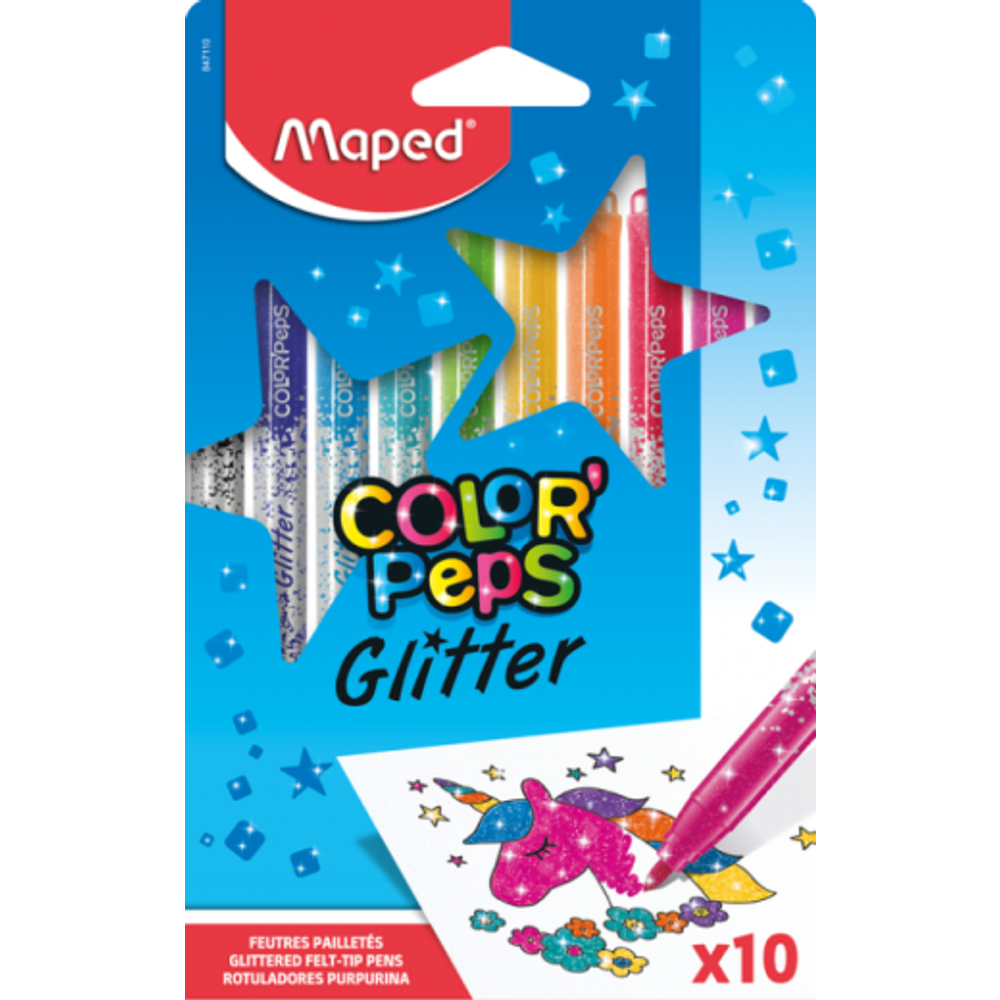 Maped flomasteri 10/1 GLITTER  slika 3