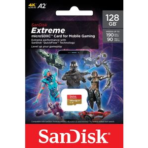 SanDisk Extreme microSDXC 128GB za mobilno gaming