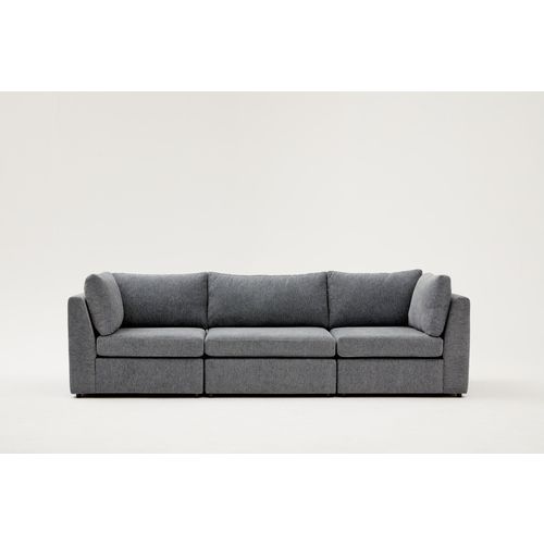 Atelier Del Sofa Trosjed, Mottona 3-Seat Sofa - Grey slika 1