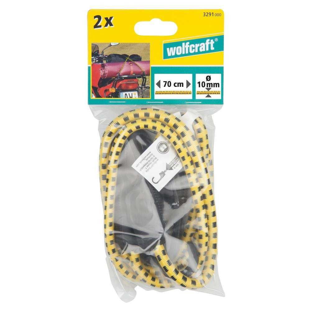 Wolfcraft Uže Elastično Za Zatezanje fi 10 mm / 70 cm - 2 kom - 3291000 slika 4