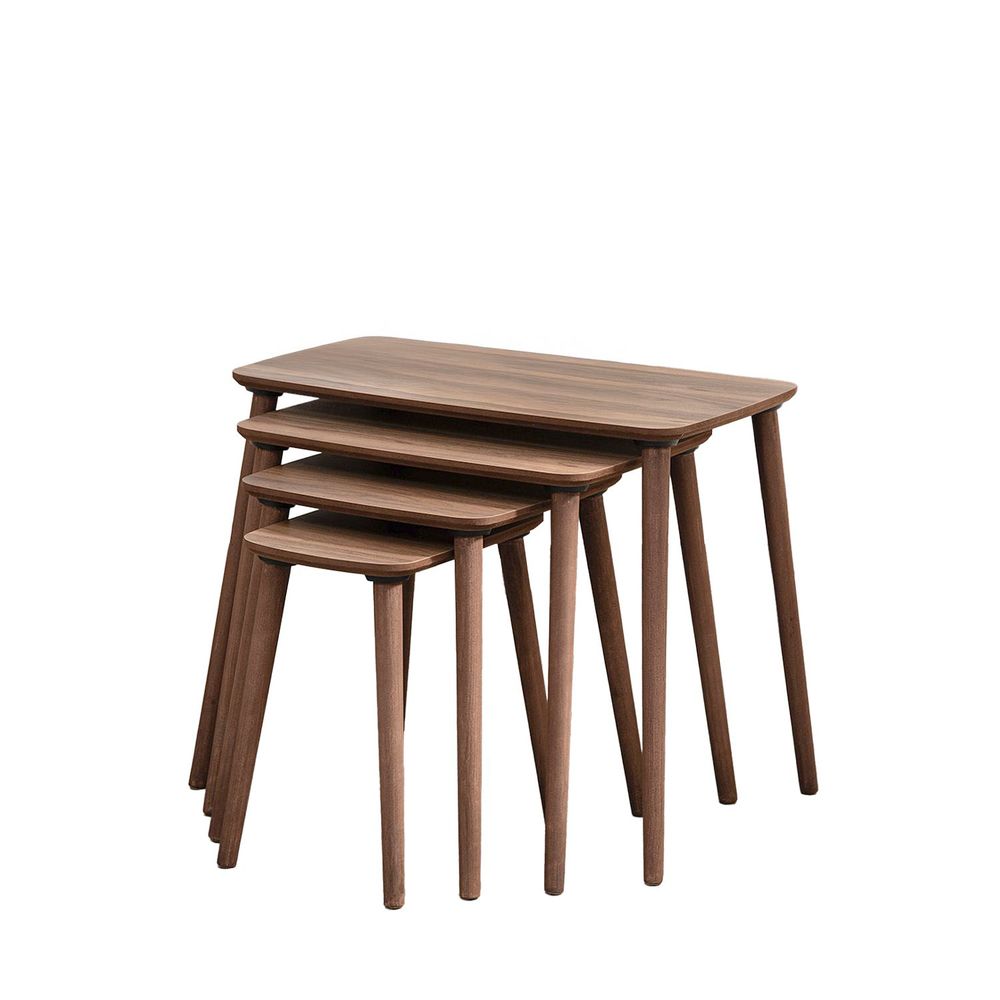 Nesting Table Luci - Set od 4 komada u boji orah slika 5