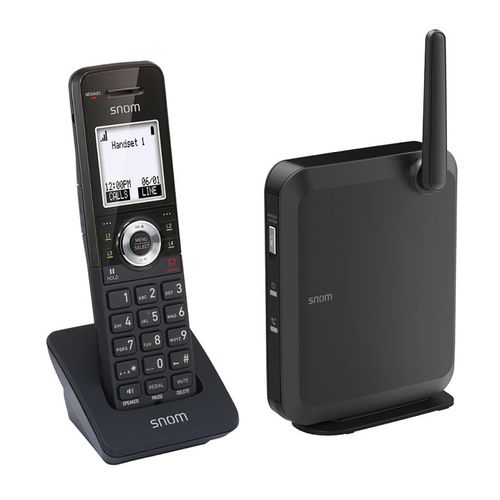 SNOM M110CS Komplet DECT IP bezicni telefon M10SC i bazna stanica M100SC slika 1