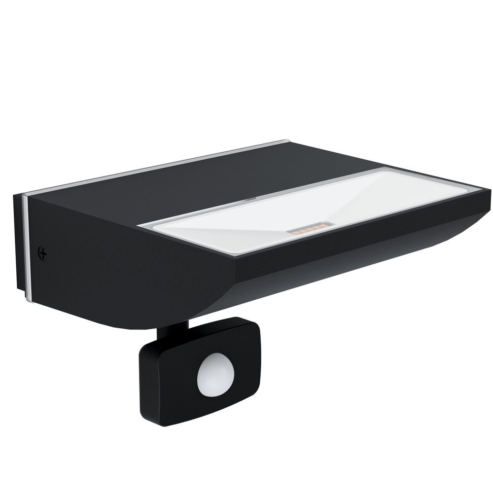 Eglo zidna rasvjeta sorronaro led 10,5w 3000k 1000lm crno/prozirno v:120mm slika 1
