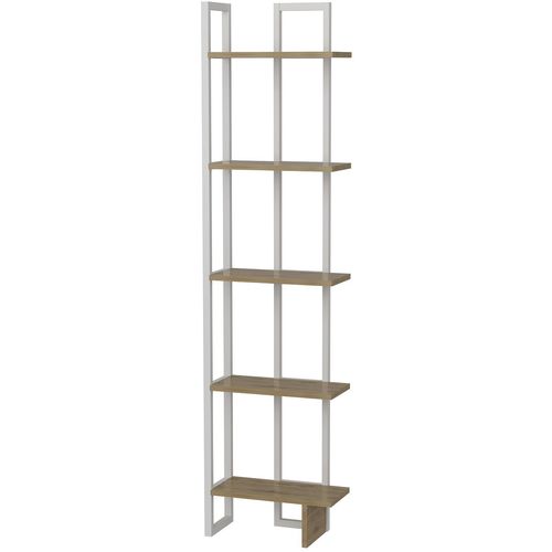 Alice - White, Ud Oak
White Bookshelf slika 2