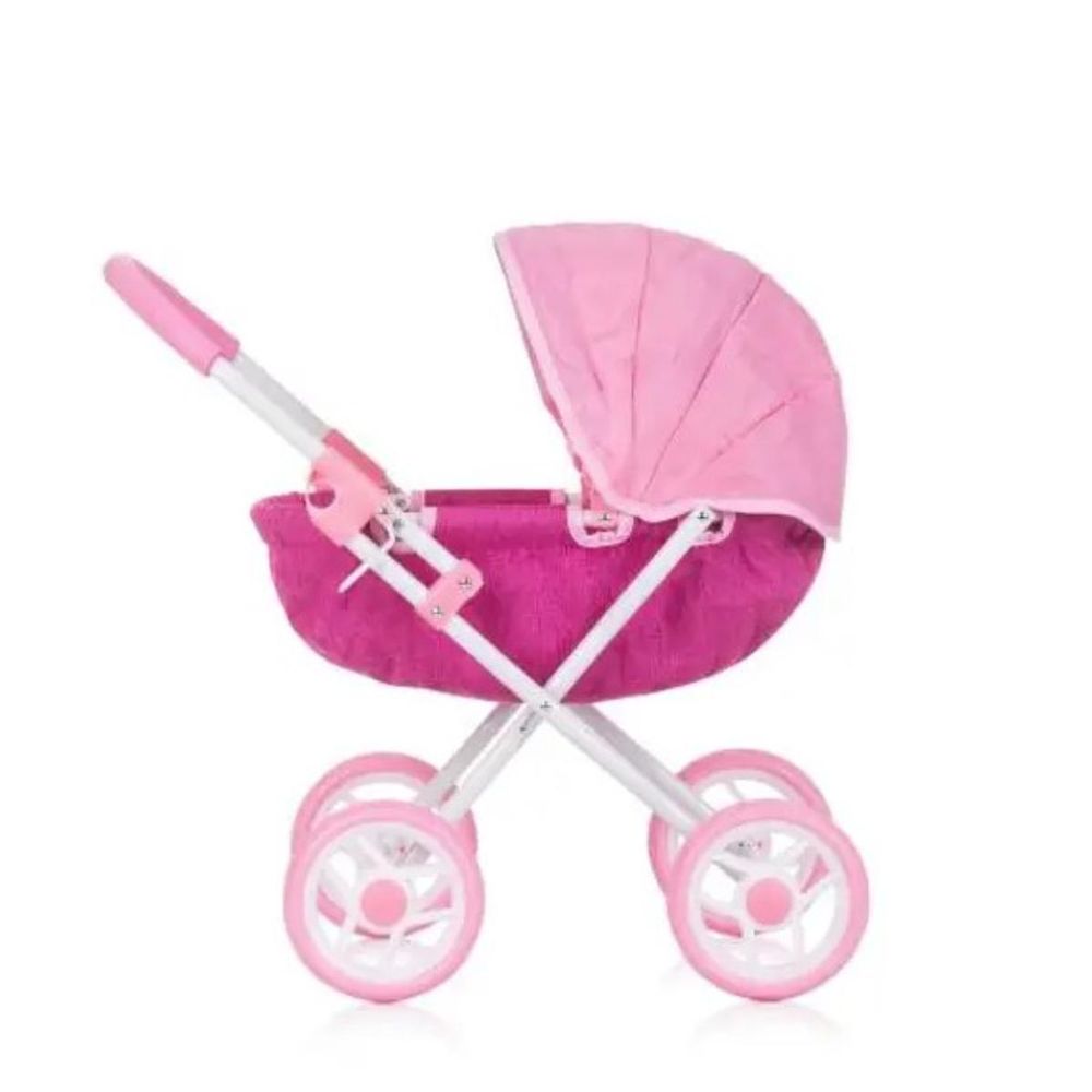 Chipolino Kolica za lutke Daisy Pink Linen Kzkdz02402Pp slika 1