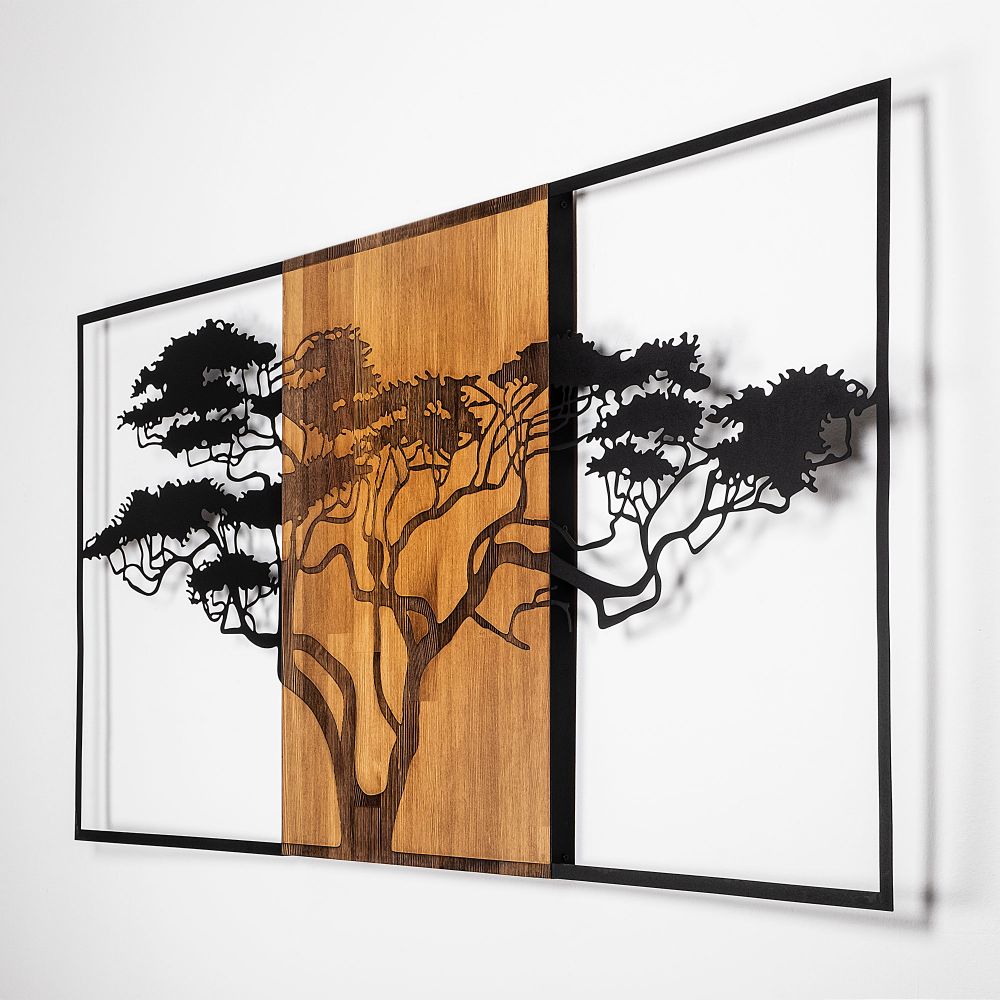 Dekorativni Zidni Ukras - Acacia Tree 328 u Boji Crnog Oraha slika 6