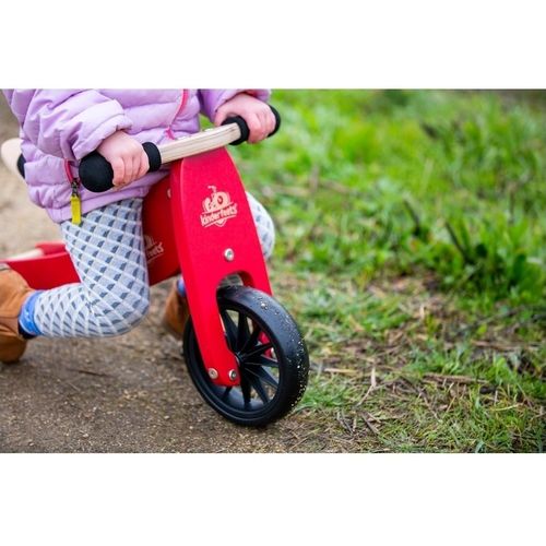 Kinderfeets drvena dječja guralica Tiny Tot 2u1 Cherry Red slika 3