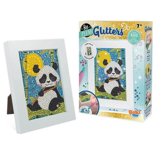 Buki® Kreativni set za stvaranje fotografija s kristalima Glitters Panda slika 1