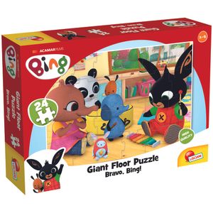 LISCIANI BING maxi puzzle, 24 kom, Let's go Bing 75805