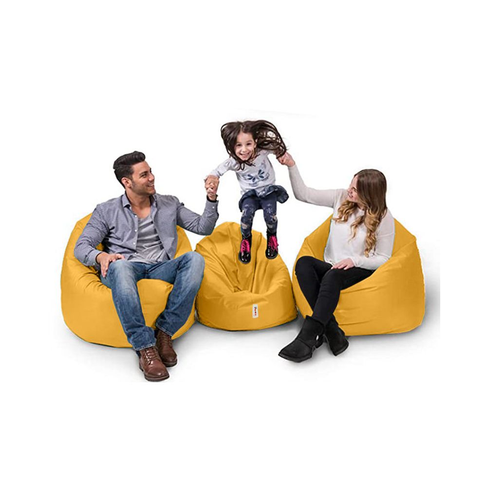 Iyzi 100 Jastučić Pouf - Žuti Vrt Bean Bag slika 5