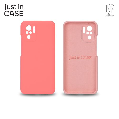 2u1 Extra case MIX PLUS paket PINK za Redmi Note 10s slika 3