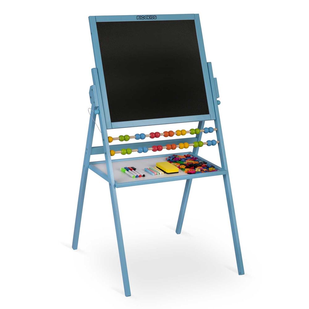 Ricokids magnetska okretna ploča za kredu - plava slika 5