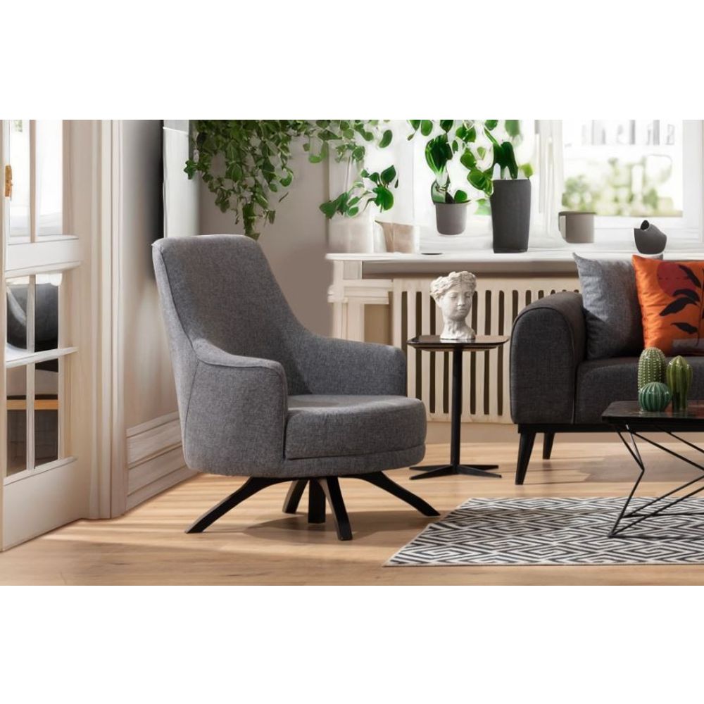 Kapri - Svijetlosiva Wing Chair slika 1